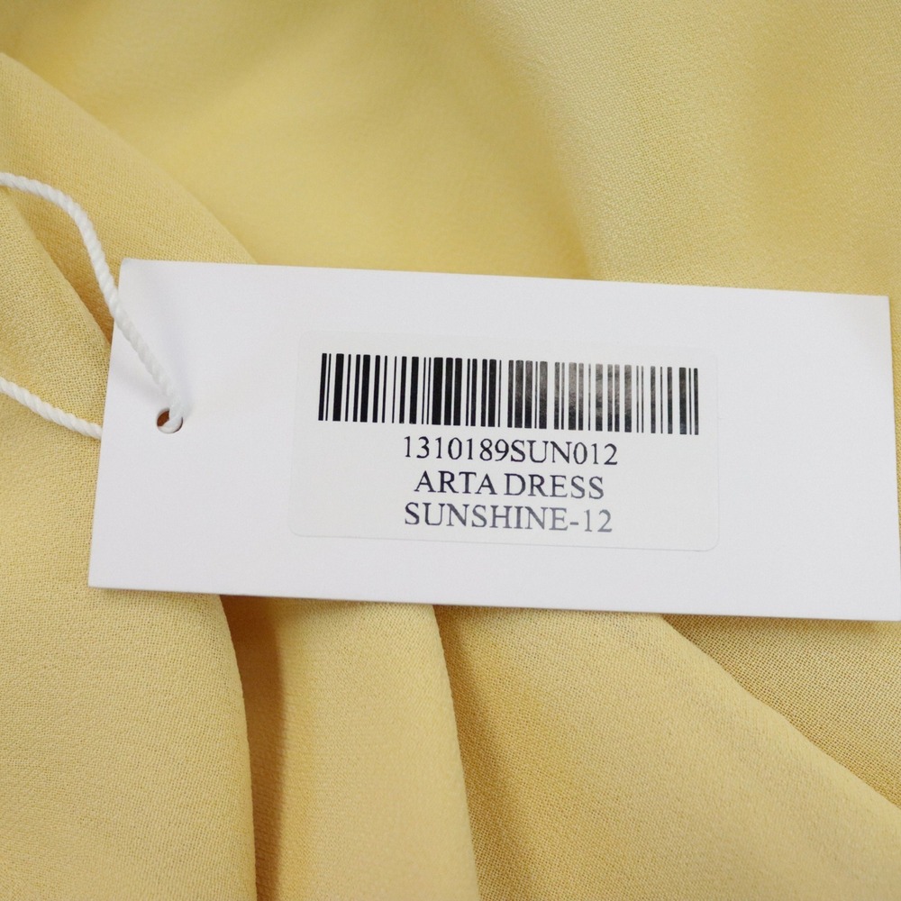 NWT Reformation Arta Dress Sunshine Yellow 12 - Picture 8 of 10